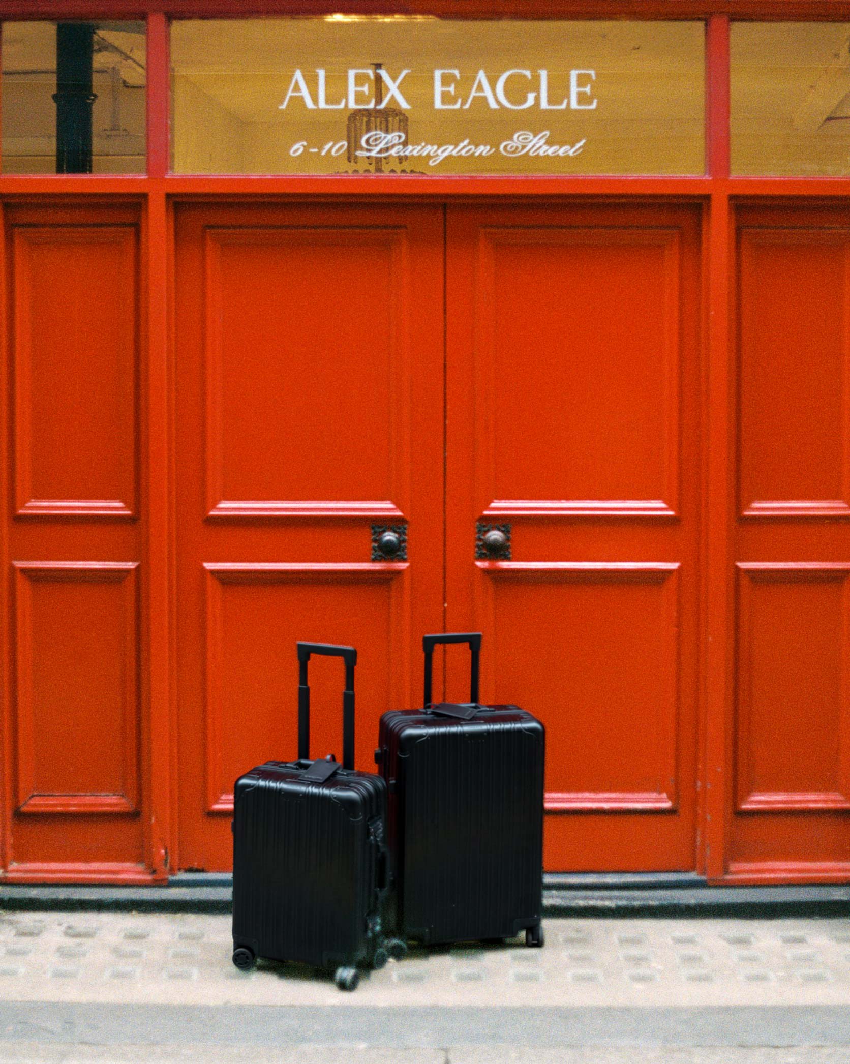 Metal suitcases