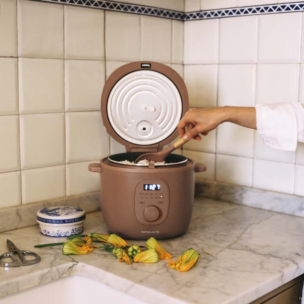 RICE COOKER STUDIO - Cuiseur à riz électrique multifonction avec panier vapeur