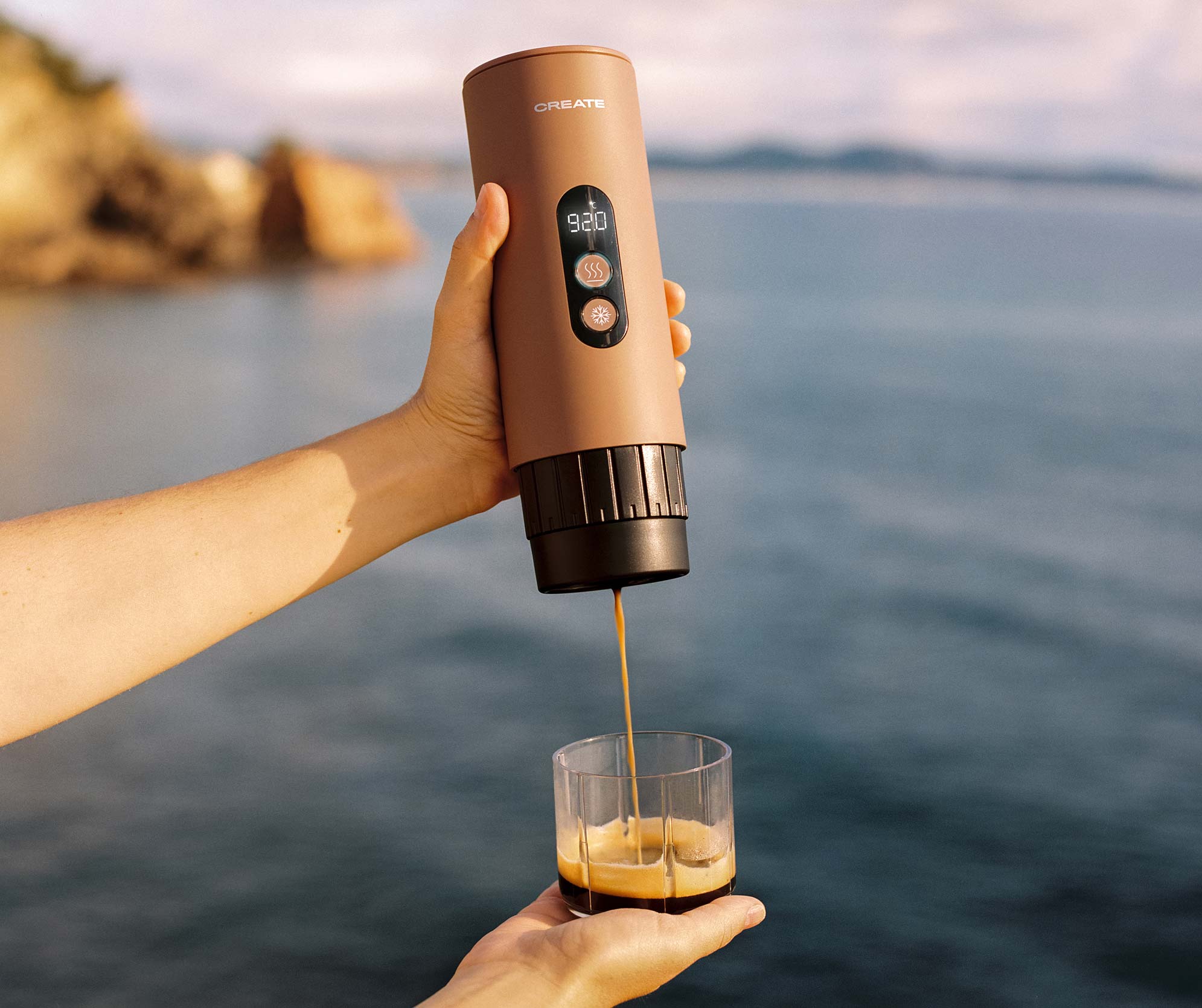 THERA MOVE - Tragbare Espressomaschine 15 bar für Kapseln und gemahlenen Kaffee