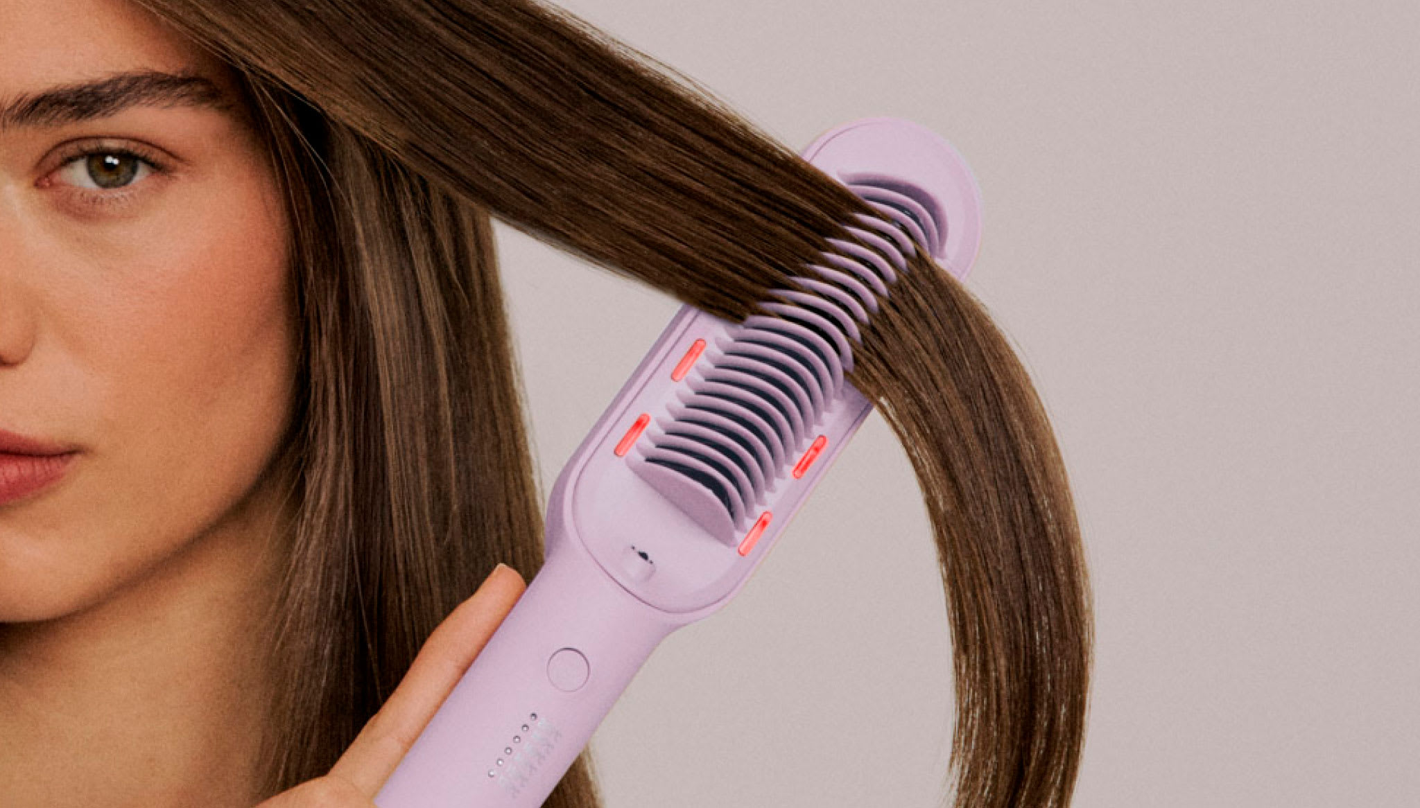 ION LED STYLER - Escova alisadora iónica com tratamento LED