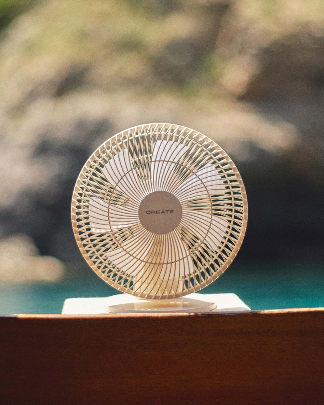 AIR DUAL COMPACT - Ventilador de mesa y pared con batería recargable 10W