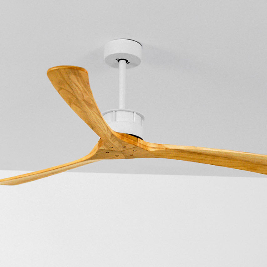WIND LARGE - Ventoinha de teto 40W silencioso Ø152 cm 100% madeira