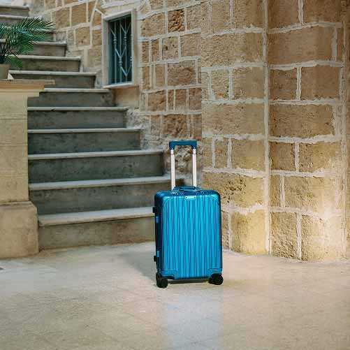 LUGGAGE ALUMINIUM - Aluminium hard-shell suitcase with TSA lock and multidirectional wheels
