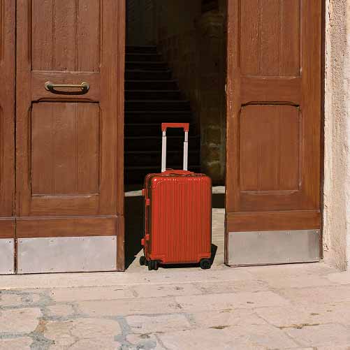 LUGGAGE ALUMINIUM - Aluminium hard-shell suitcase with TSA lock and multidirectional wheels