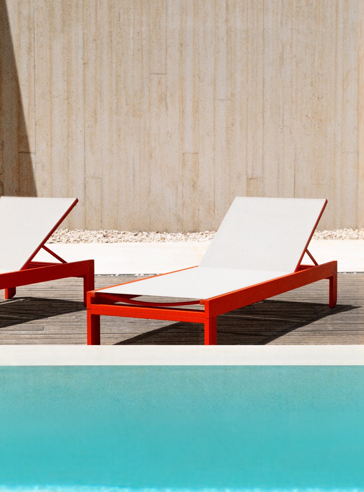 Transat Inclinable en Tissu et Aluminium New Kreta