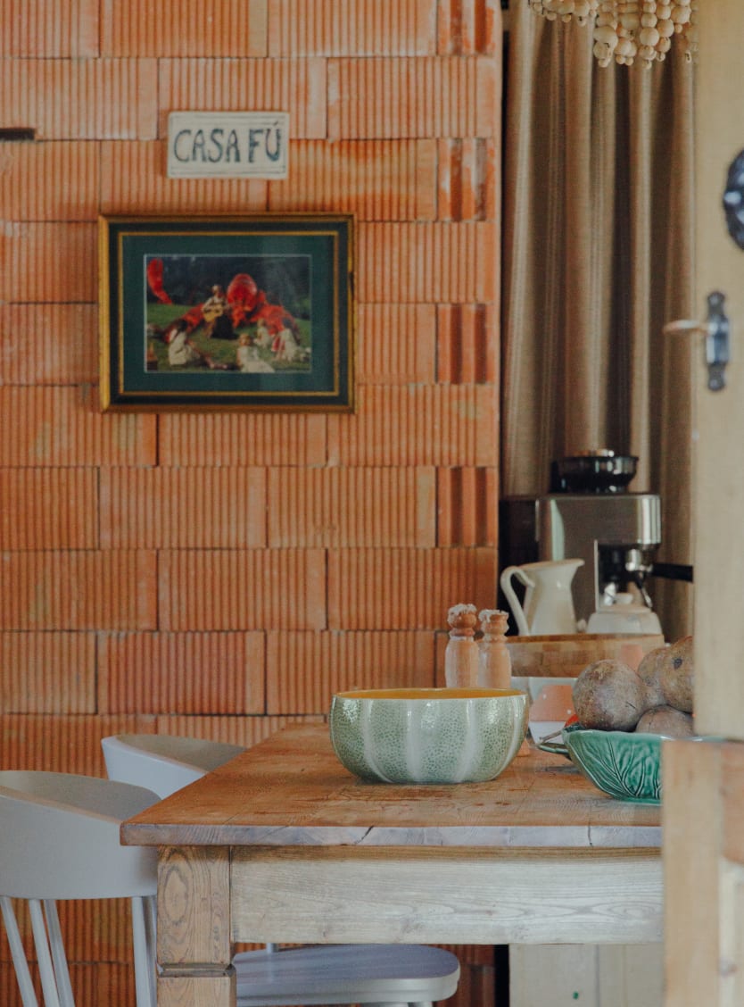 Lámpara de Mesa de Rafia Edel 