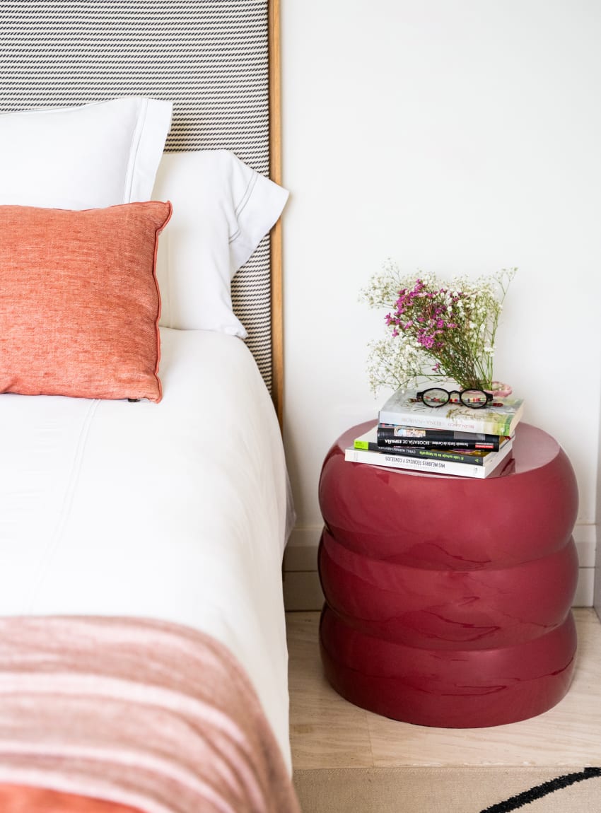 Mesa Auxiliar Redonda de Metal (Ø48 cm) Tita