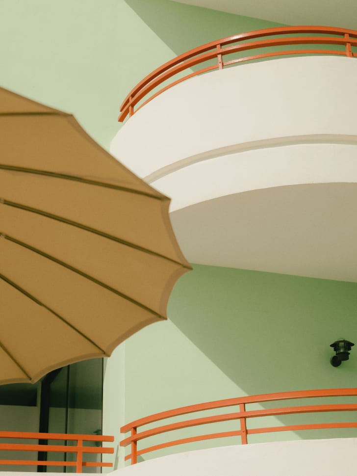 Garten- und Terrassen-Sonnenschirm mit Metallständer Pack Somer