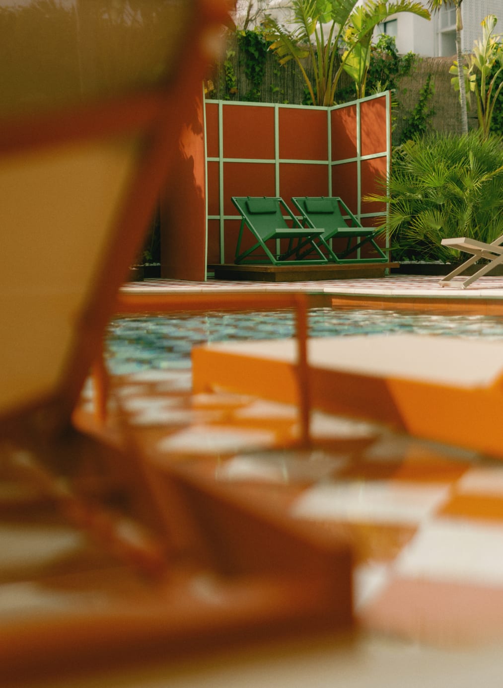 Aluminium-Liegehängematte mit Rilas-Kissen