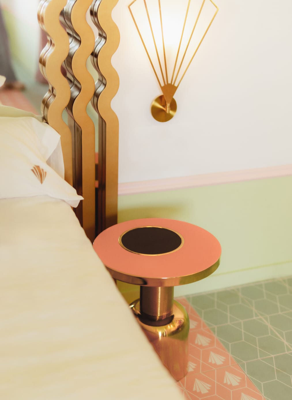 Beistelltisch Rund aus Metall (Ø40,5 cm) Tillo