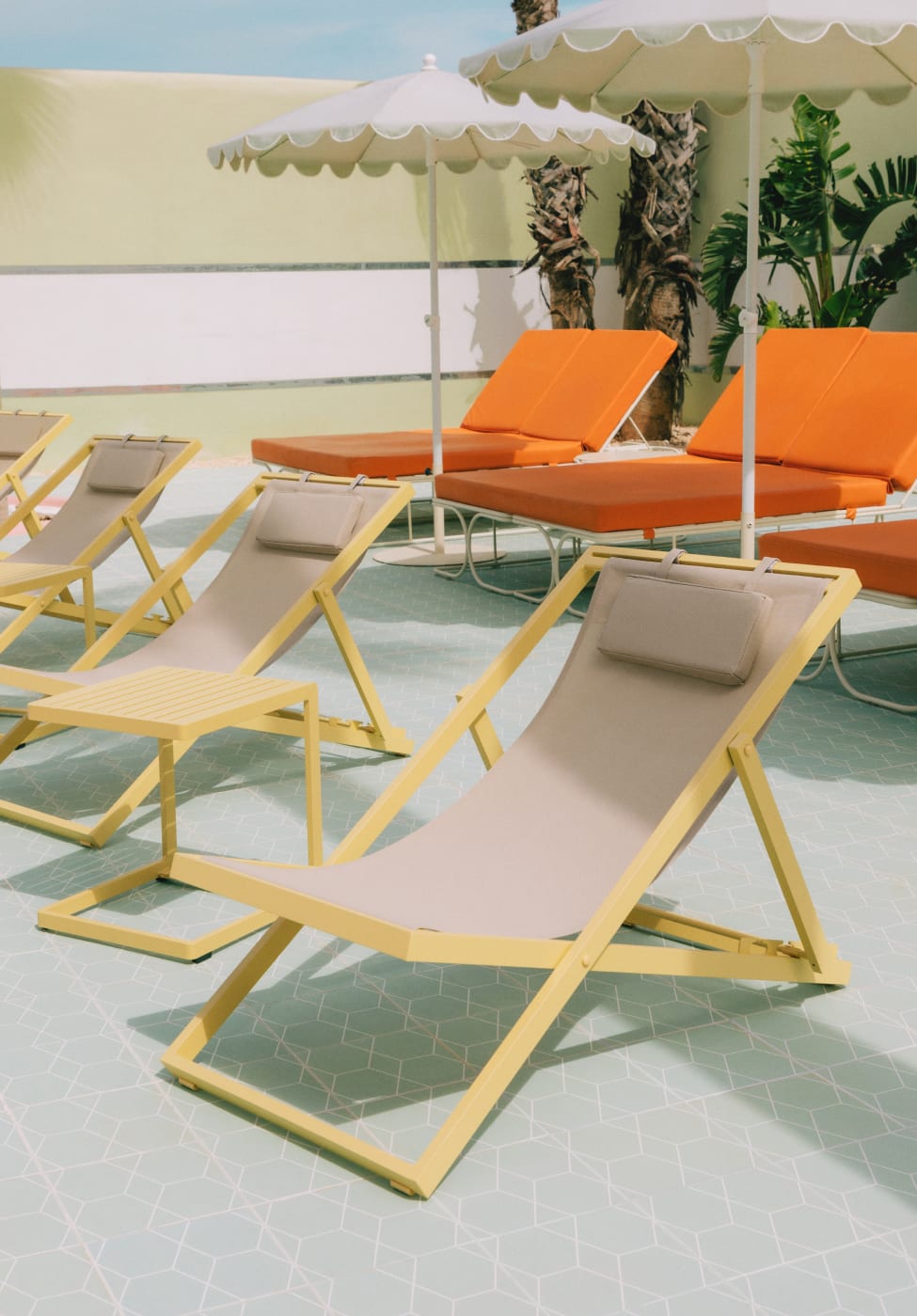 Aluminium-Liegehängematte mit Rilas-Kissen