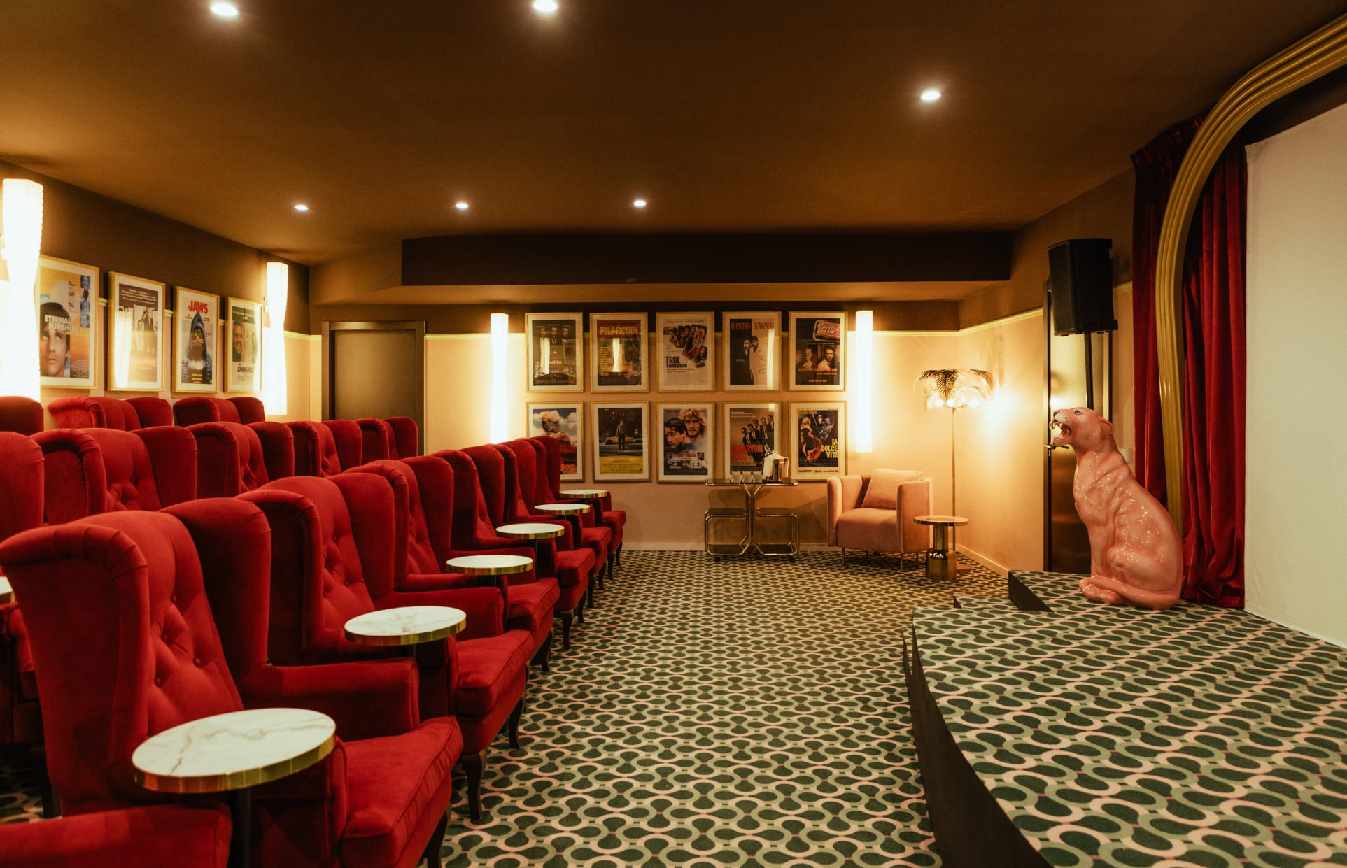 Sessel aus Samt Penta