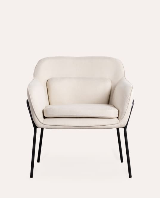 Cadeirão em Tecido e Metal Neva