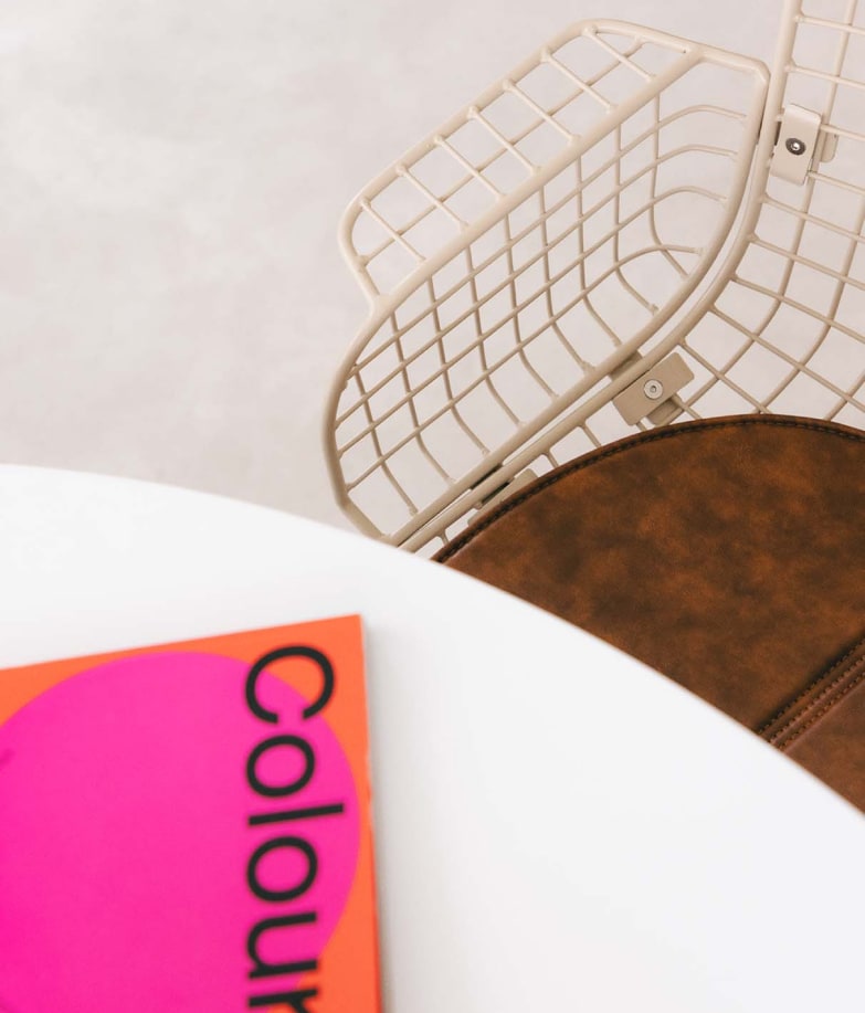 Cadeira de Escritório de Metal com Encosto Alto Vintage Aras