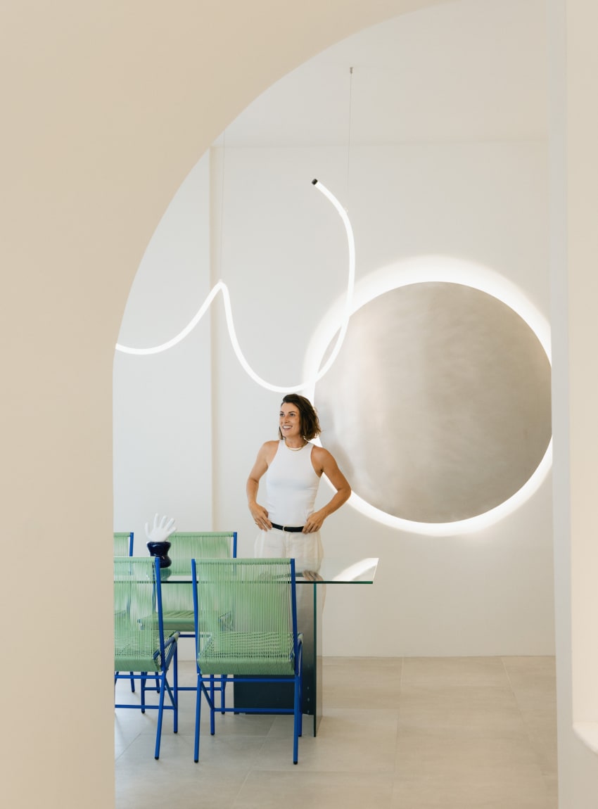 Esszimmerstuhl aus Synthetischem Rattan und Metall Amur Colors