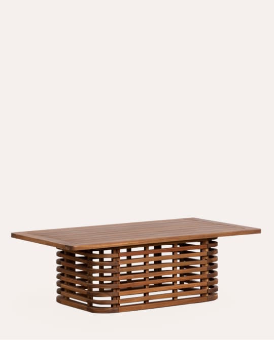 Mesa de Centro em Madeira de Acácia (120x65 cm) Hazan