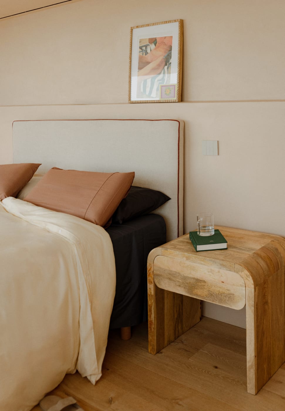 Kopfteil für Stoffbett (120x170 cm) Ilham