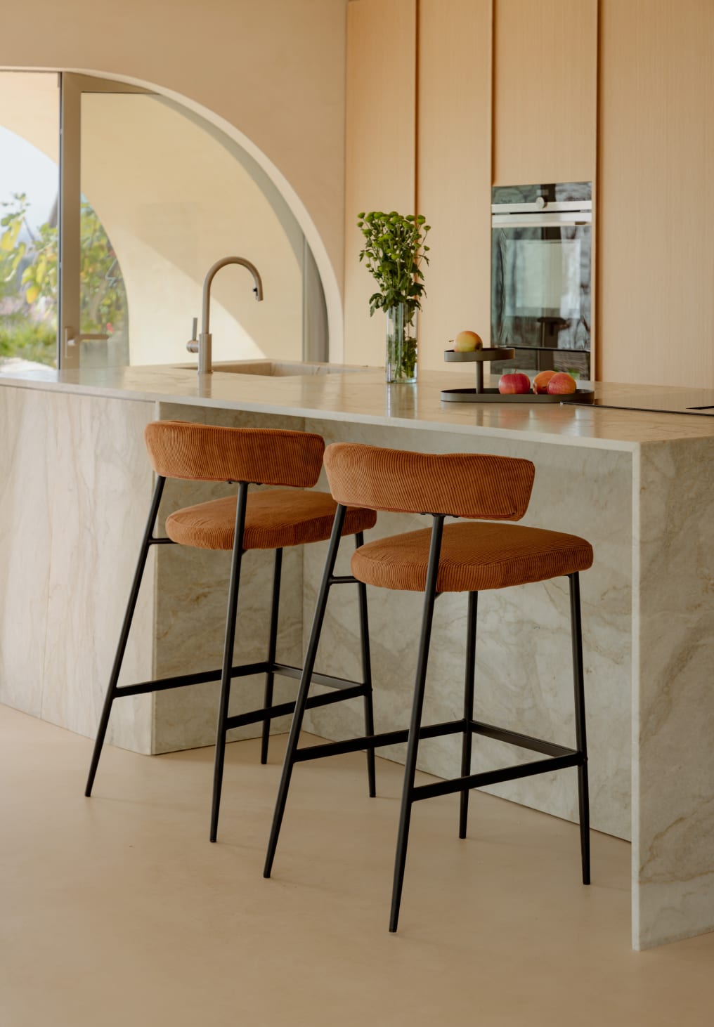 Hoher Metallhocker (74 cm) Eloise Pana