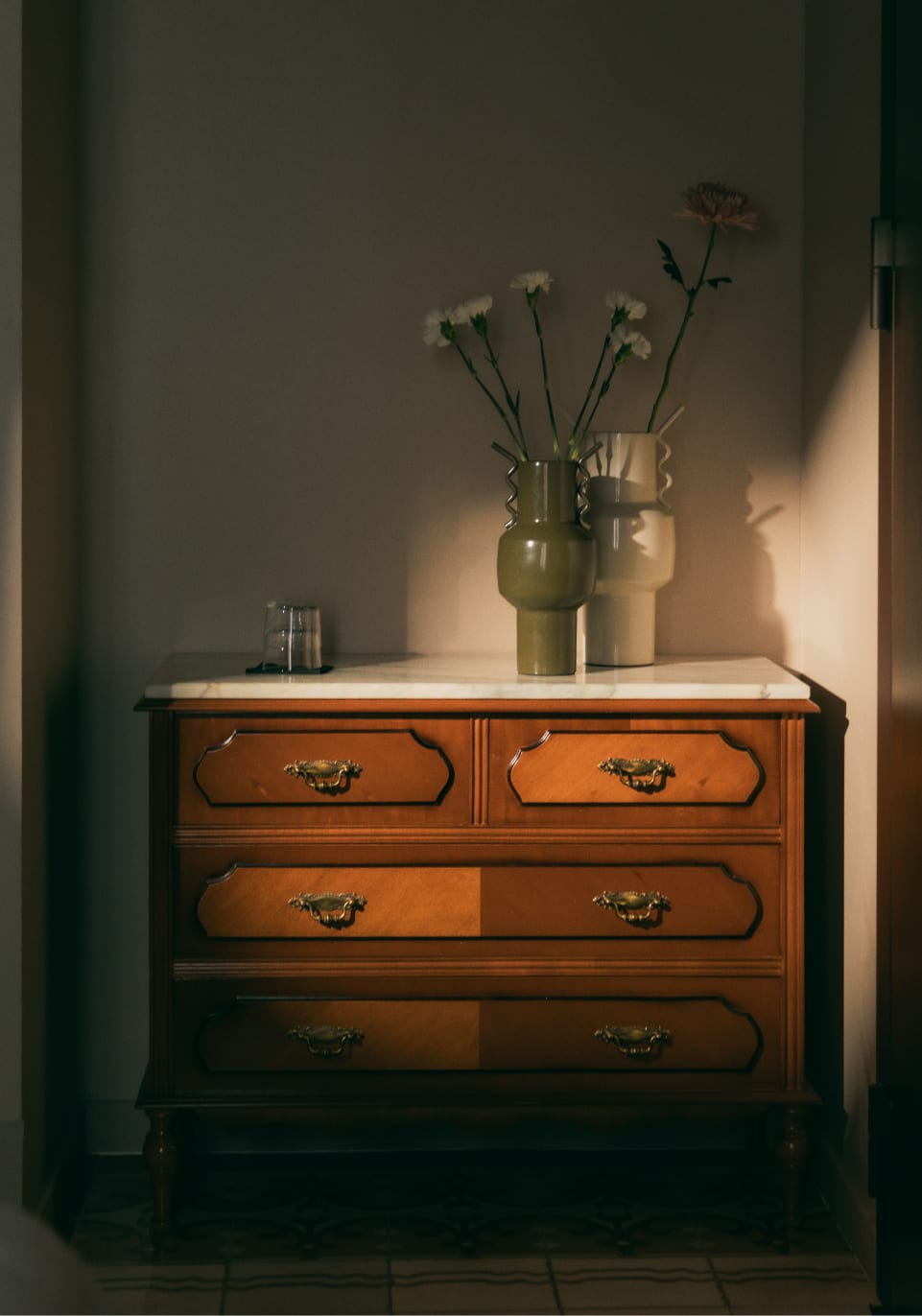 Metallvase (31,5 cm) Marci