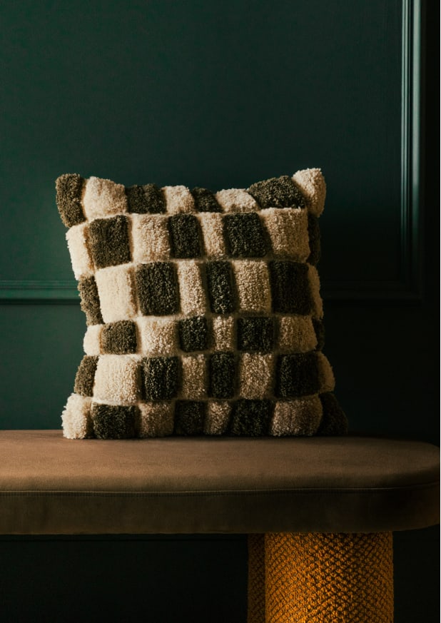 Quadratisches Stoffkissen (50x50 cm) Sazan