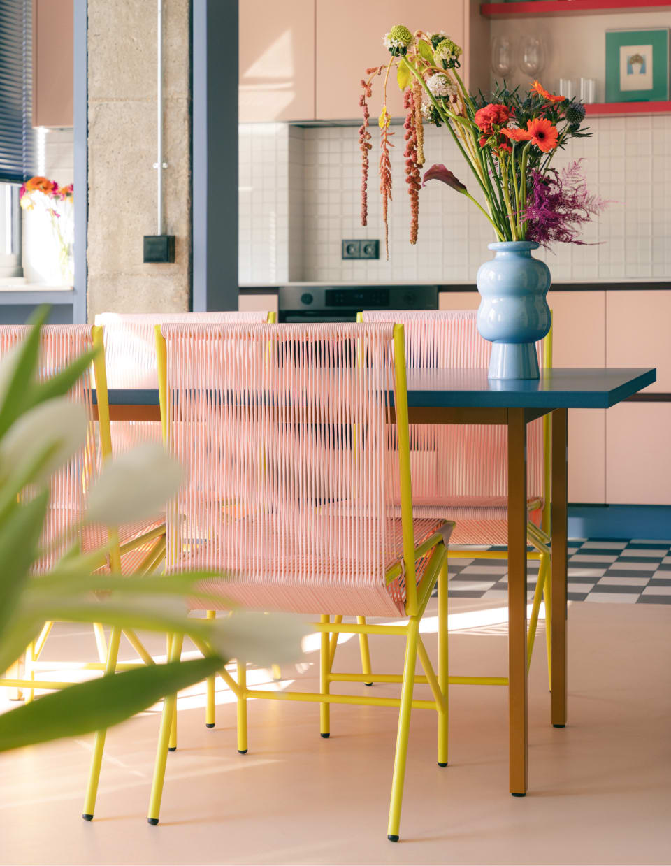 Outdoor-Stuhl aus Synthetischem Rattan und Metall Amur Colors