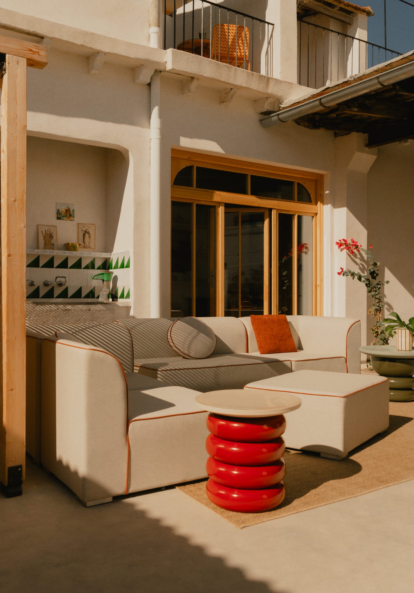 Runder Beistelltisch aus Metall (Ø45 cm) Troika