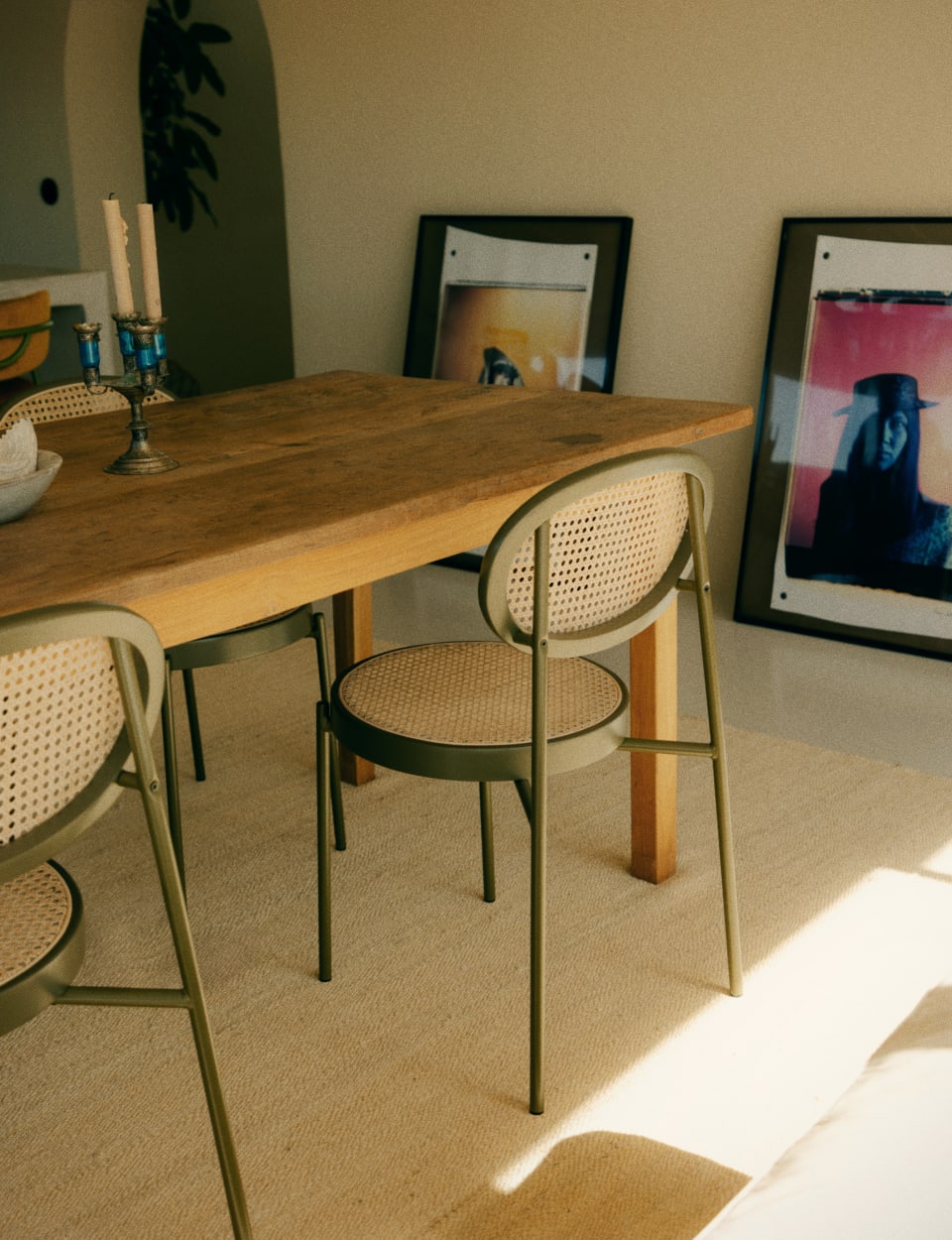 Rechteckiger Esstisch aus Mangoholz (200x100 cm) Valde