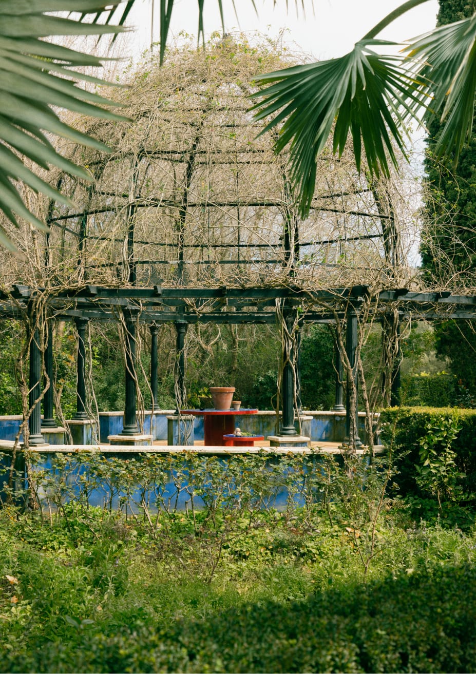 Table à Manger ronde en Métal et Céramique (Ø122 cm) Zafiro