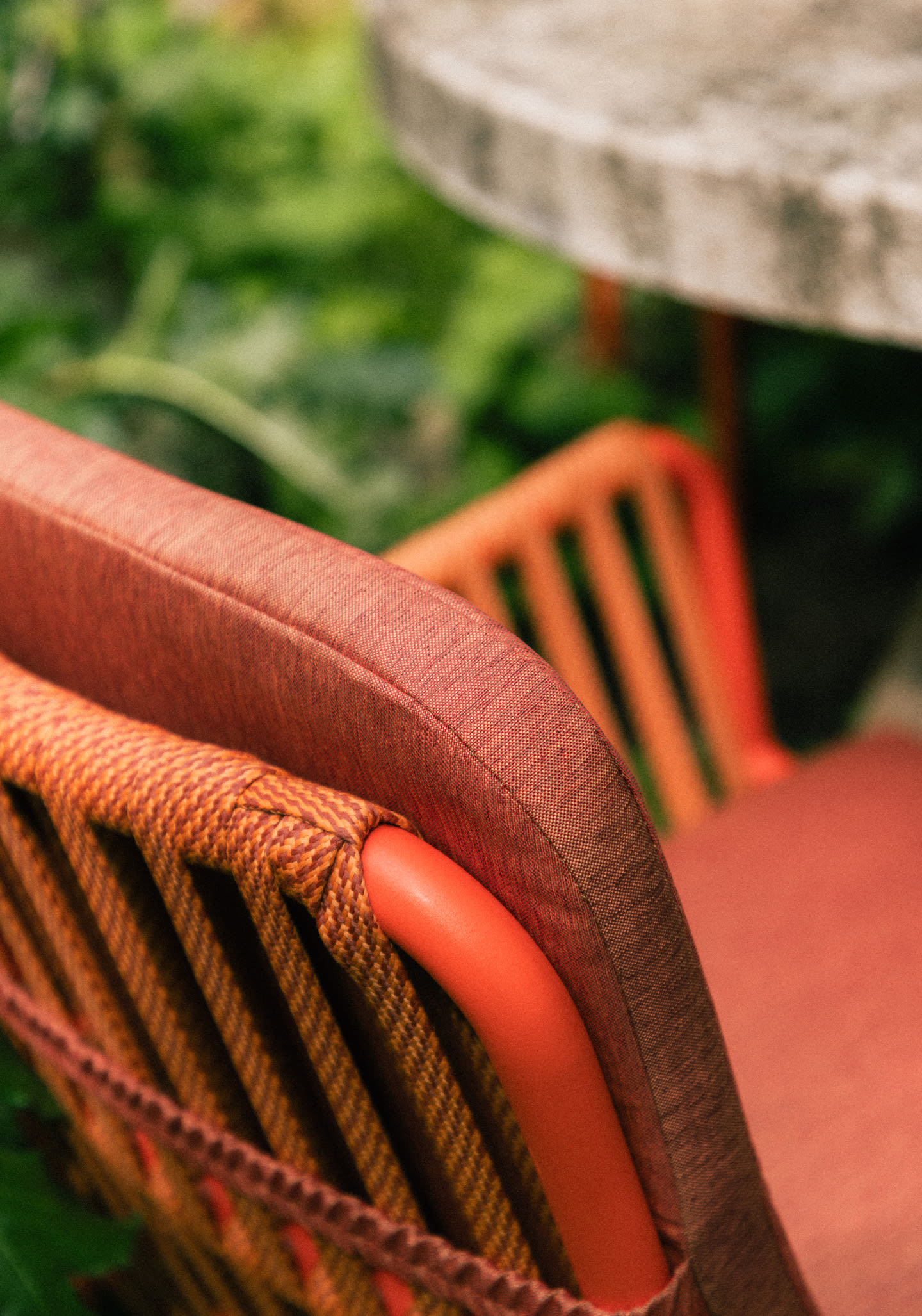 Chaise d'Extérieur en Aluminium et Corde Drian