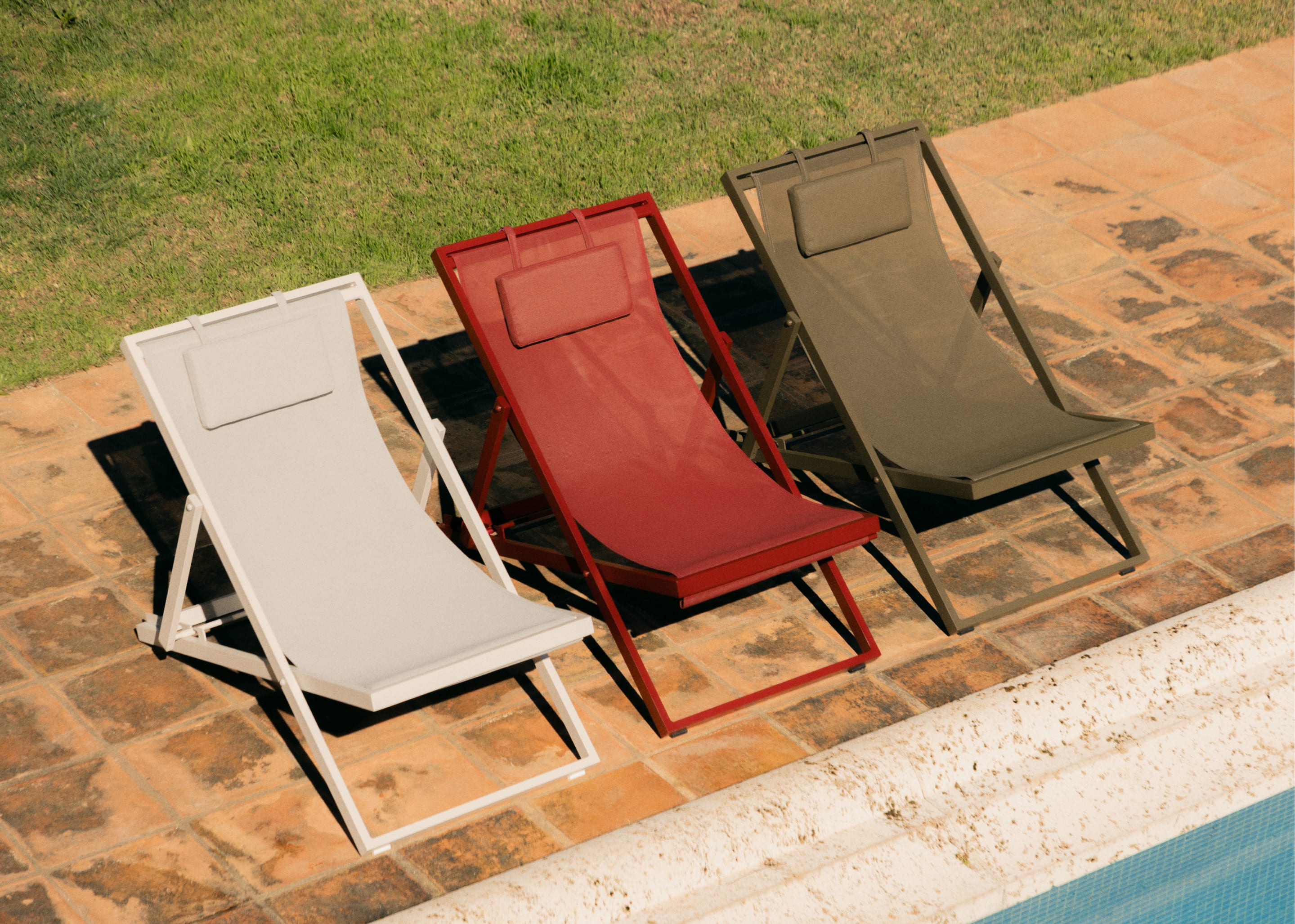 Hamac Inclinable en Aluminium avec Coussin Rilas