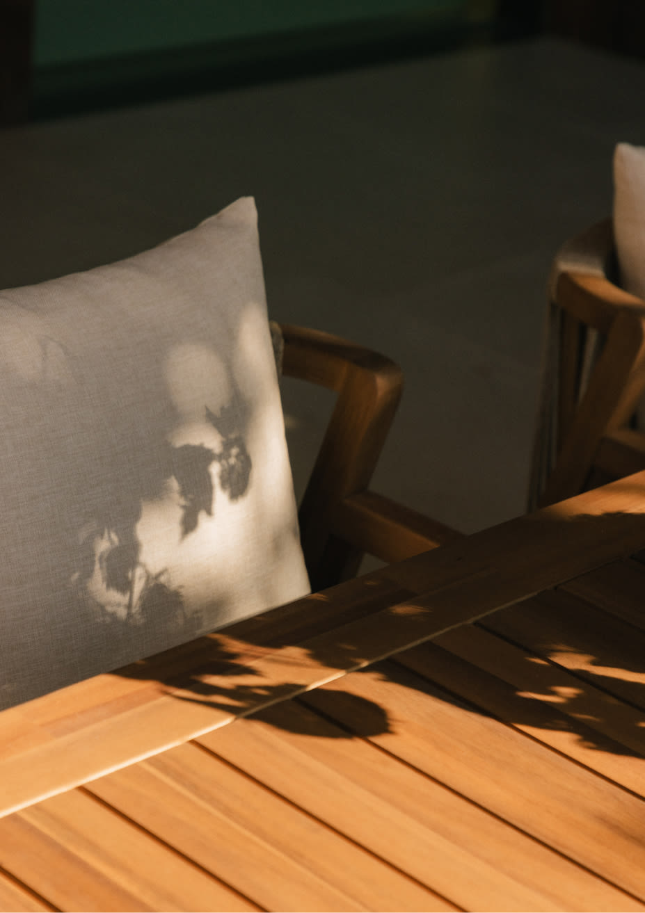 Silla de Exterior de Madera de Acacia Cael