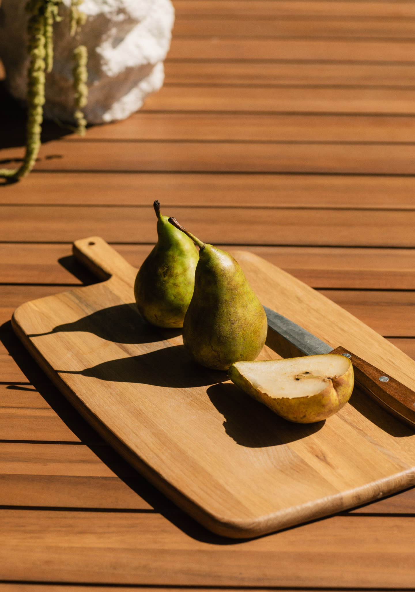 Mesa de Exterior Retangular de Madera de Acacia (200x95 cm) Cael