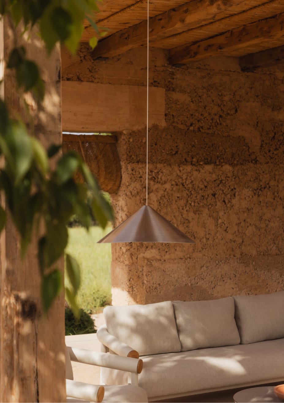 Deckenleuchte aus Metall (Ø60 cm) Eirlys