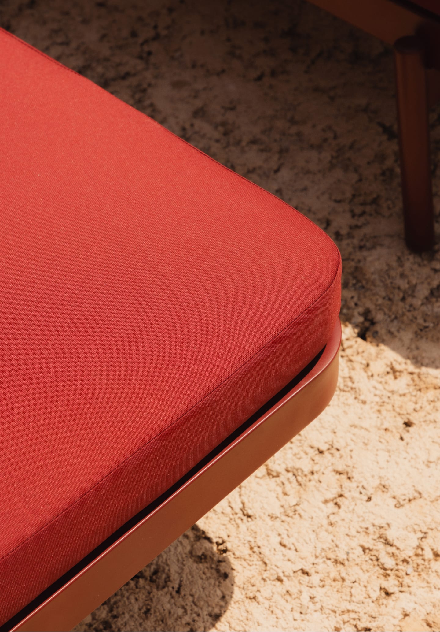 Aluminium-Liegeliege mit Stoffkissen Celina