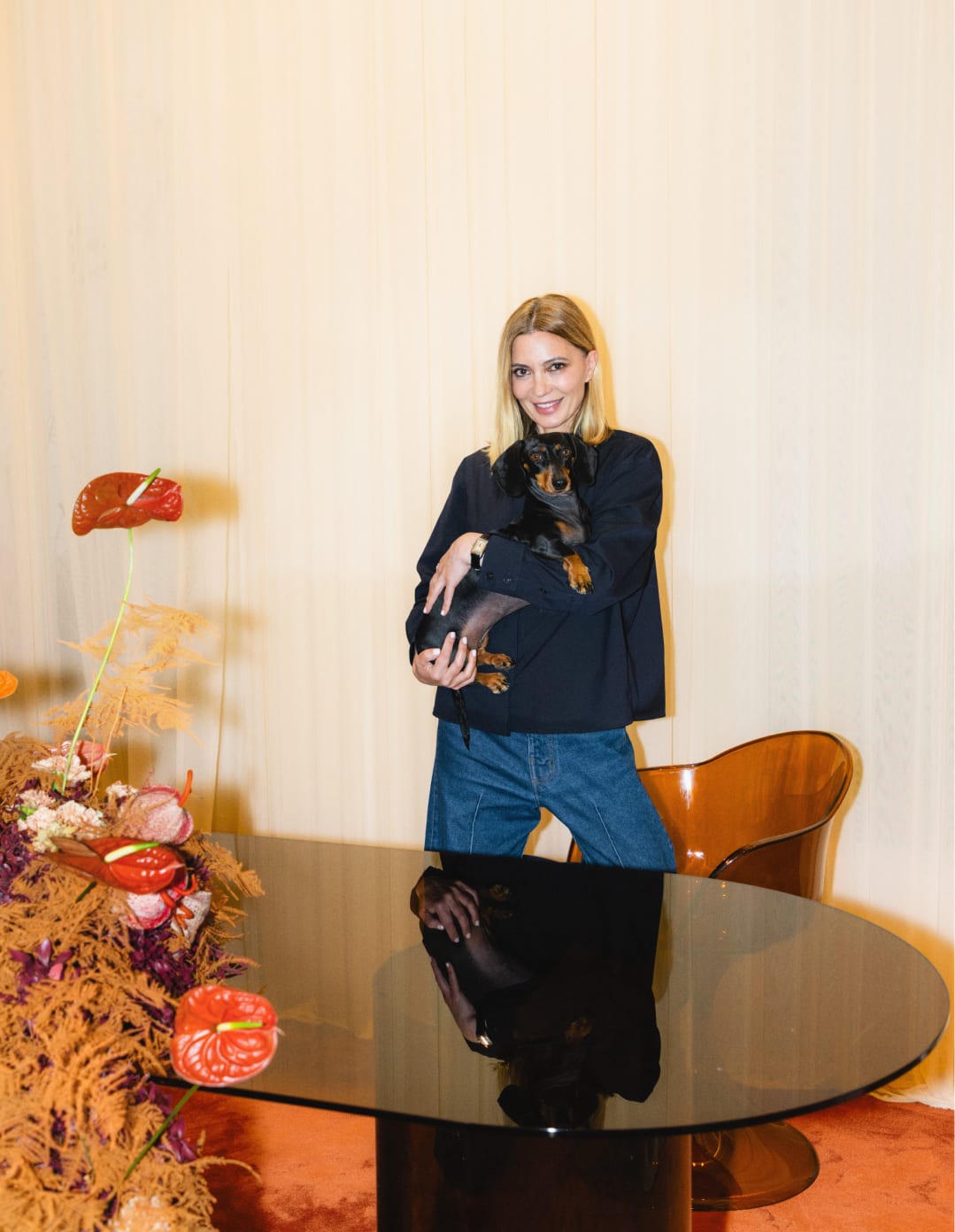 Esszimmerstuhl aus Polycarbonat Pinhes