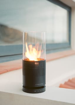 SPEAKER FIRE - Altavoz bluetooth con llama de bioetanol y luz LED