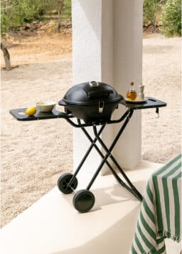 BBQ SURFACE 2 IN 1 - Barbacoa eléctrica plegable con cuerpo extraíble