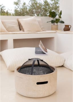 FIRE BOWL GRILL - Brasero exterior con grill