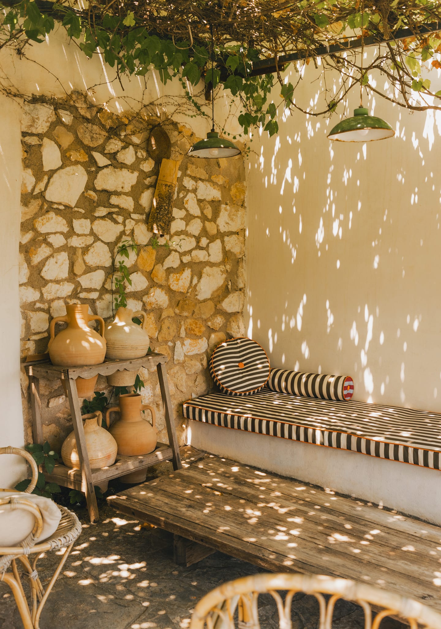 Zylindrisches Outdoor-Stoffkissen (60x15 cm) Zambi