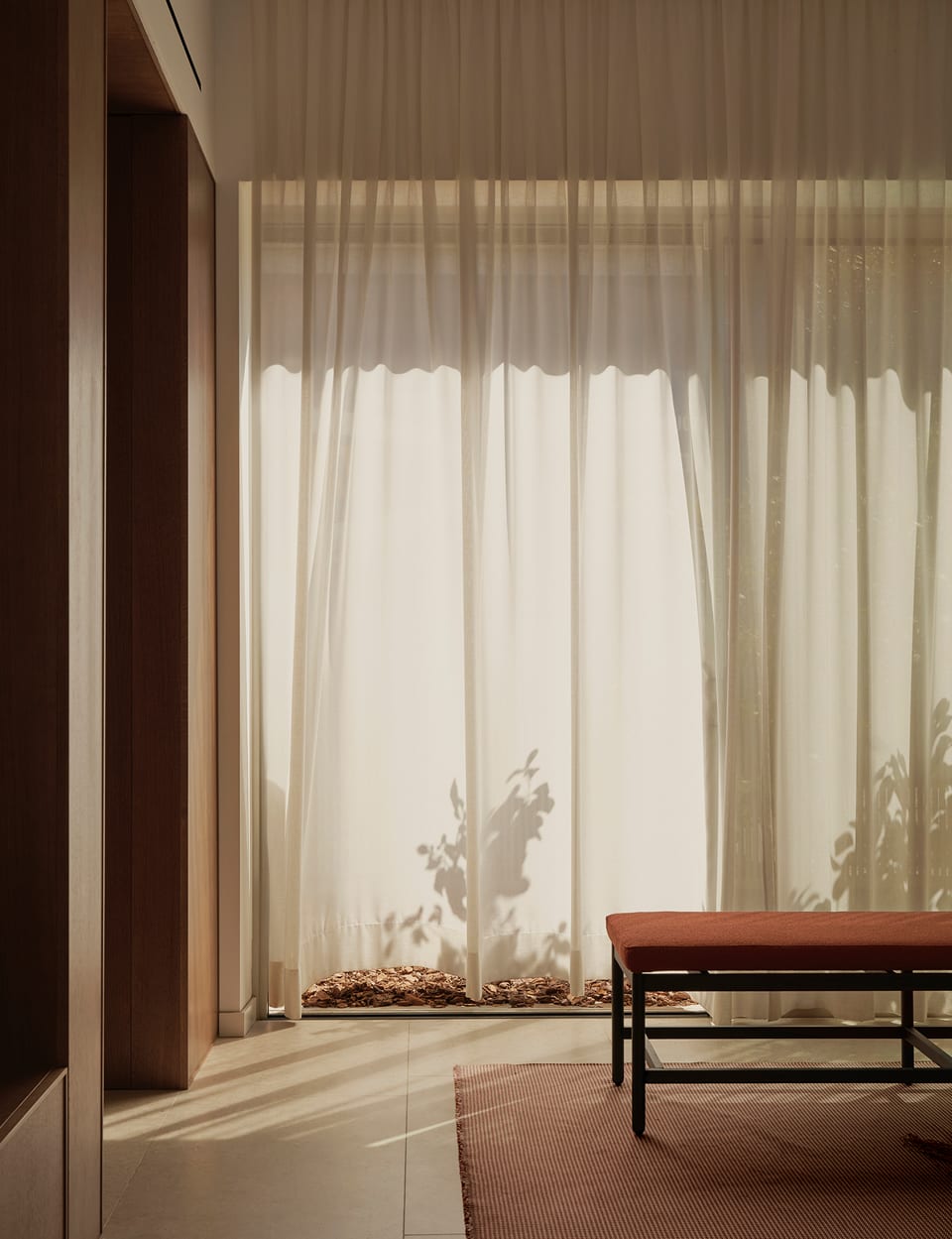 Sofá Modular de 2 Piezas con Puff de Pana Gruesa Kilhe