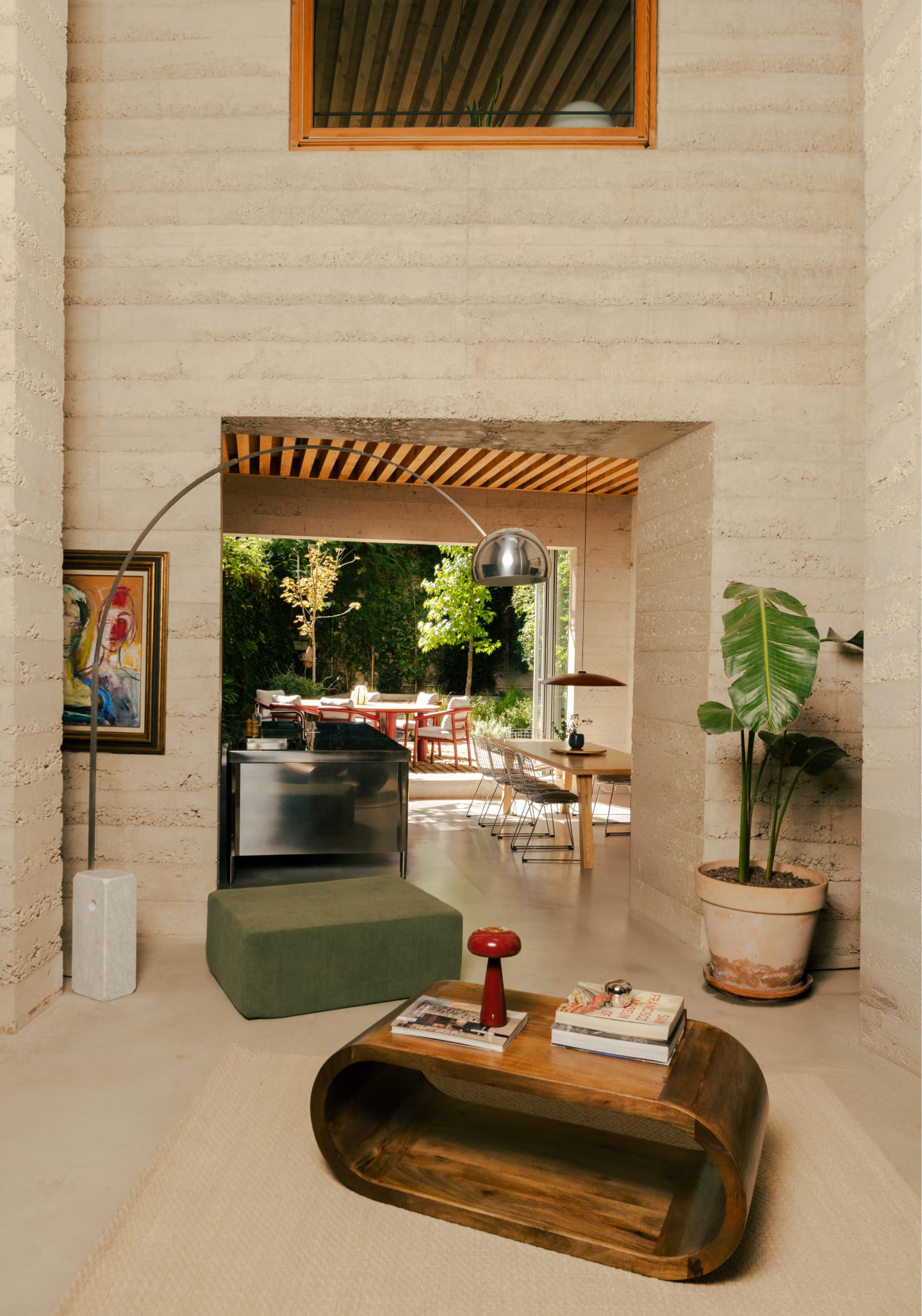 Mango Wood Coffee Table (122x58 cm) Adgar