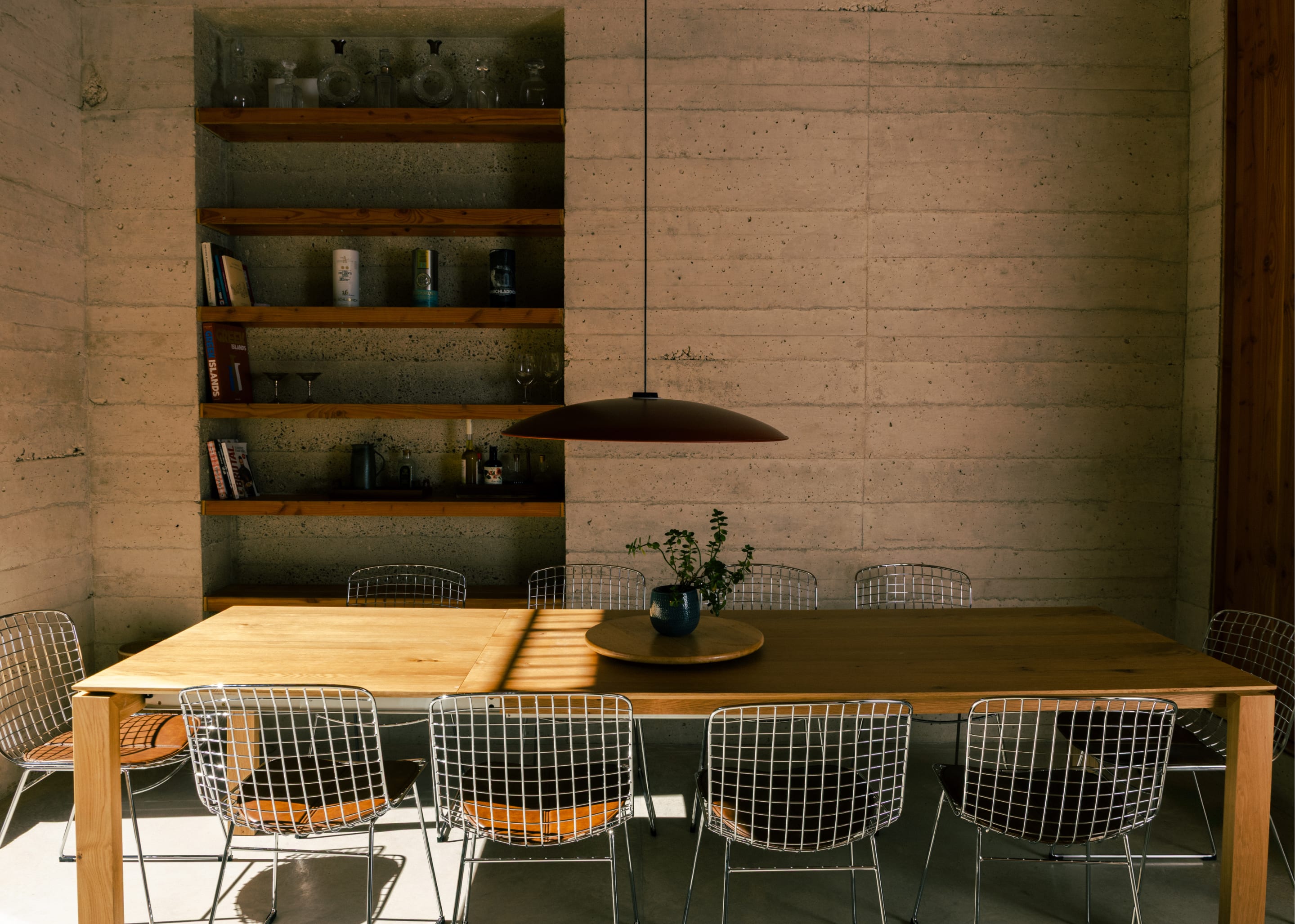 Extendable Rectangular Wooden Dining Table (195-285x90 cm) Deran