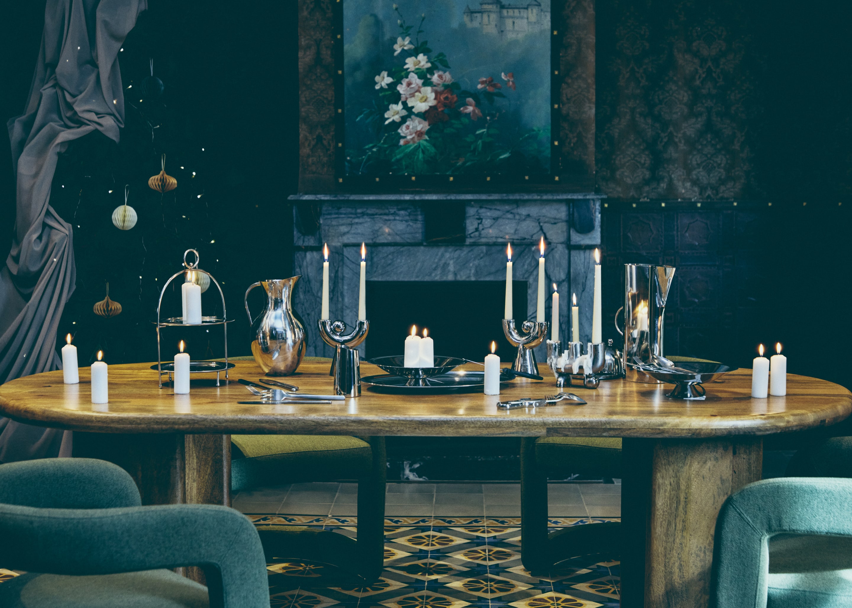 Oval Mango Wood Dining Table (220x100 cm) Leno