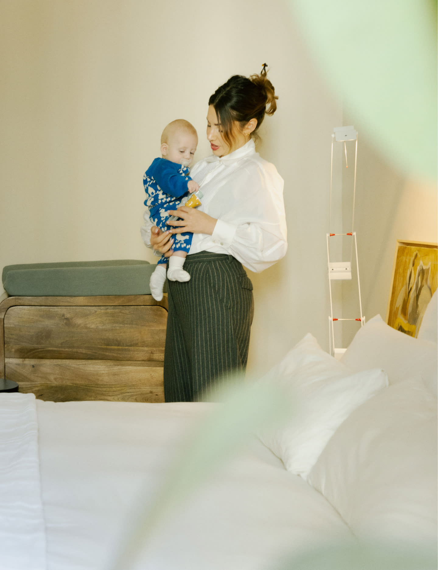 Cómoda Cajonera con 3 Cajones de Madera de Mango Vanile 