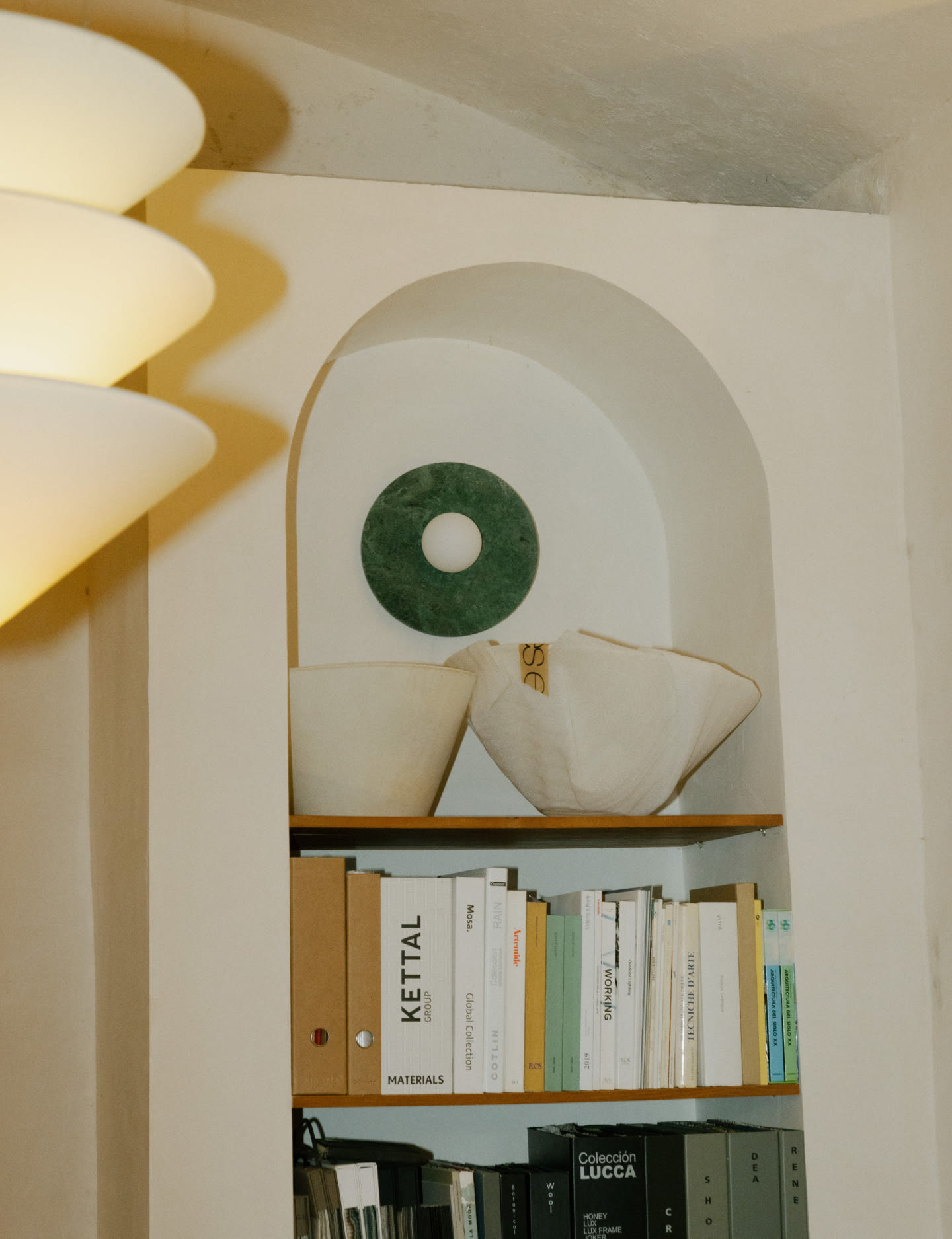 Aplique de Pared de Mármol Lunas 