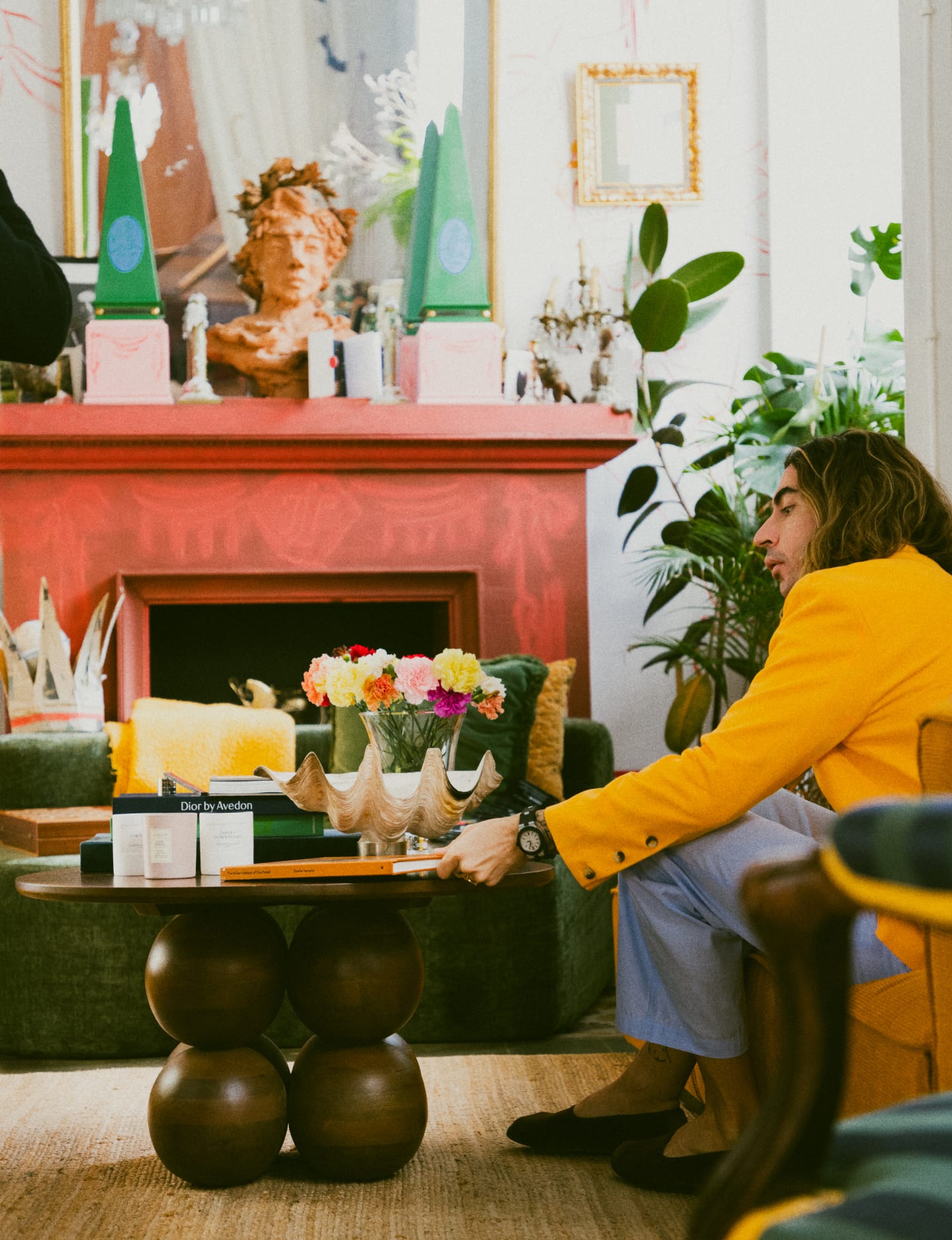 Mesa de Centro Redonda de Madera de Mango (Ø80 cm) Alary