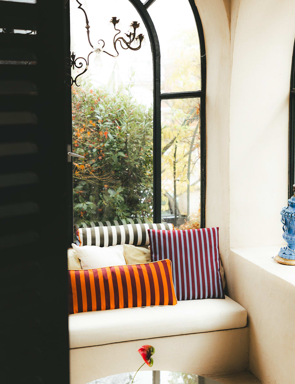 Cojín de Exterior Cuadrado de Tela (45x45 cm) Mabi