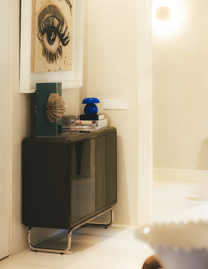 Aparador Bajo 2 Puertas de Madera y Metal Candela Colours