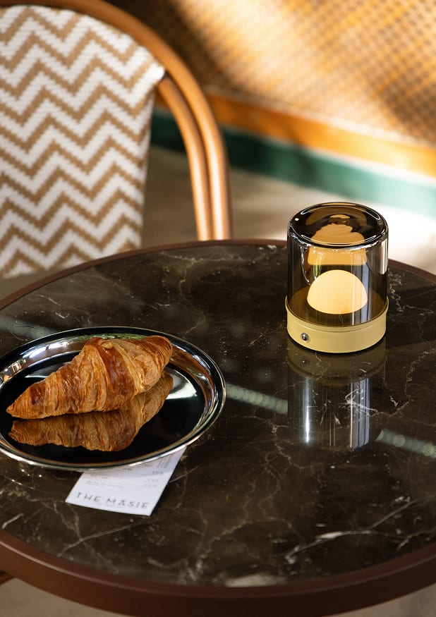 Mesa de Exterior Bistro Redonda de Metal (Ø60 cm) Yona