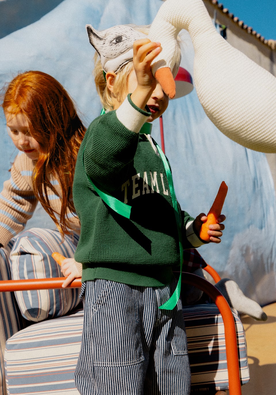 Sillón de Jardín de Metal y Tela Ahrus